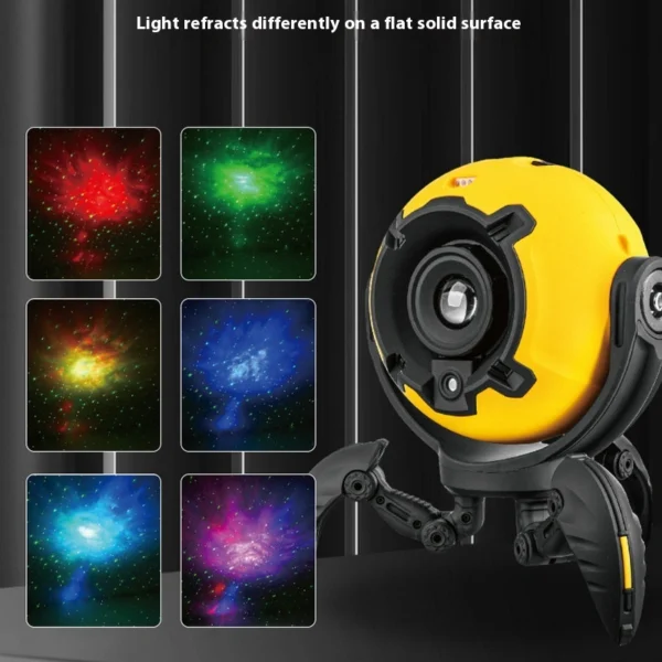 Dynamic Starlight Projector for Bedroom Ambience Light