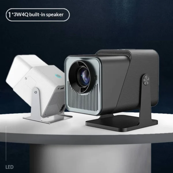 Portable 720P PTZ Mini Projector with Manual Focus