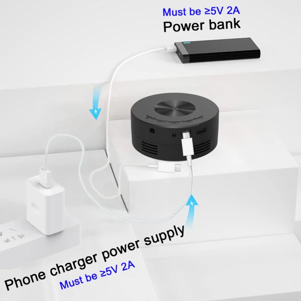 Mini Portable Home Projector for Kids Phone Projection
