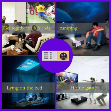 YG300 Mini Portable 3D HD LED Home Theater Projector