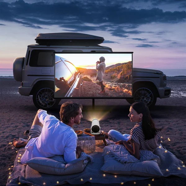 4K WiFi HD Android 11 Portable Mini Home Outdoor Projector