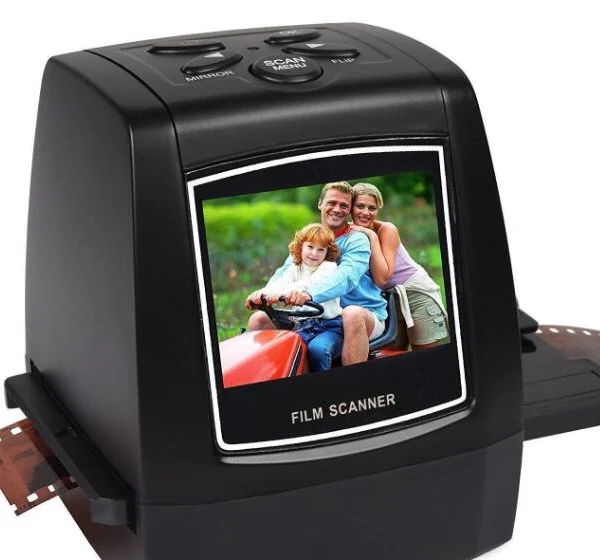 High-Resolution USB Film Scanner with 2.4" Color Display
