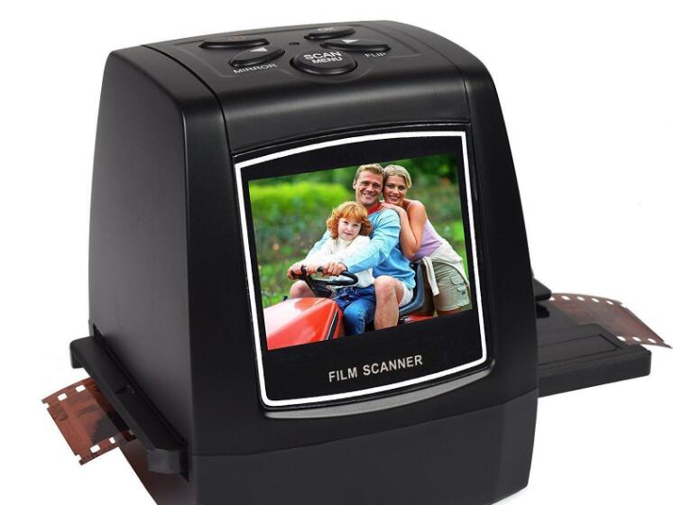 High-Resolution USB Film Scanner with 2.4" Color Display