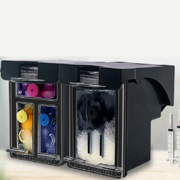 High-Capacity Refillable Ink Cartridge for HP Printers