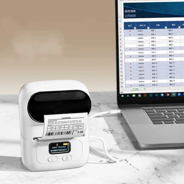 New Handheld Bar Code Printer with USB & Bluetooth