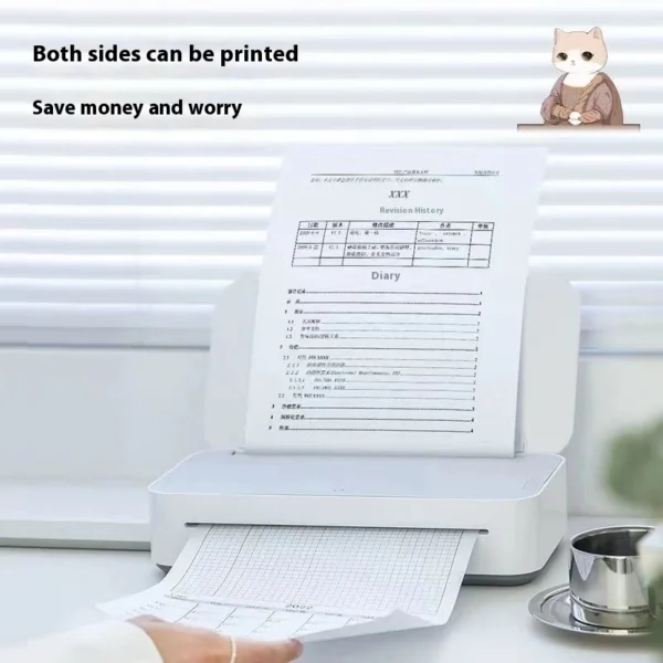 Smart Household Remote Learning Printer with Ribbon