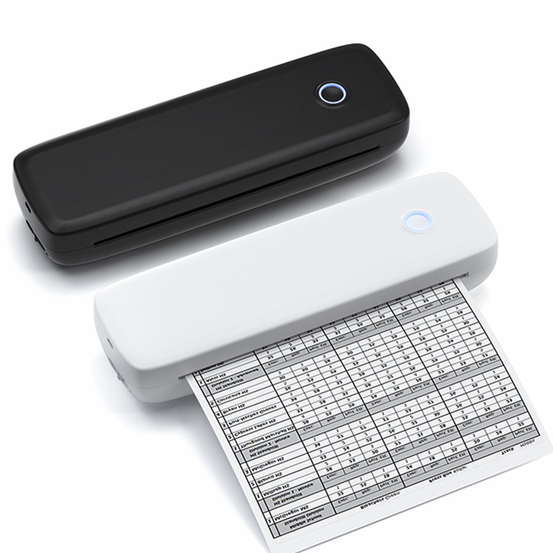 Compact A4 Portable Inkless Bluetooth Thermal Printer