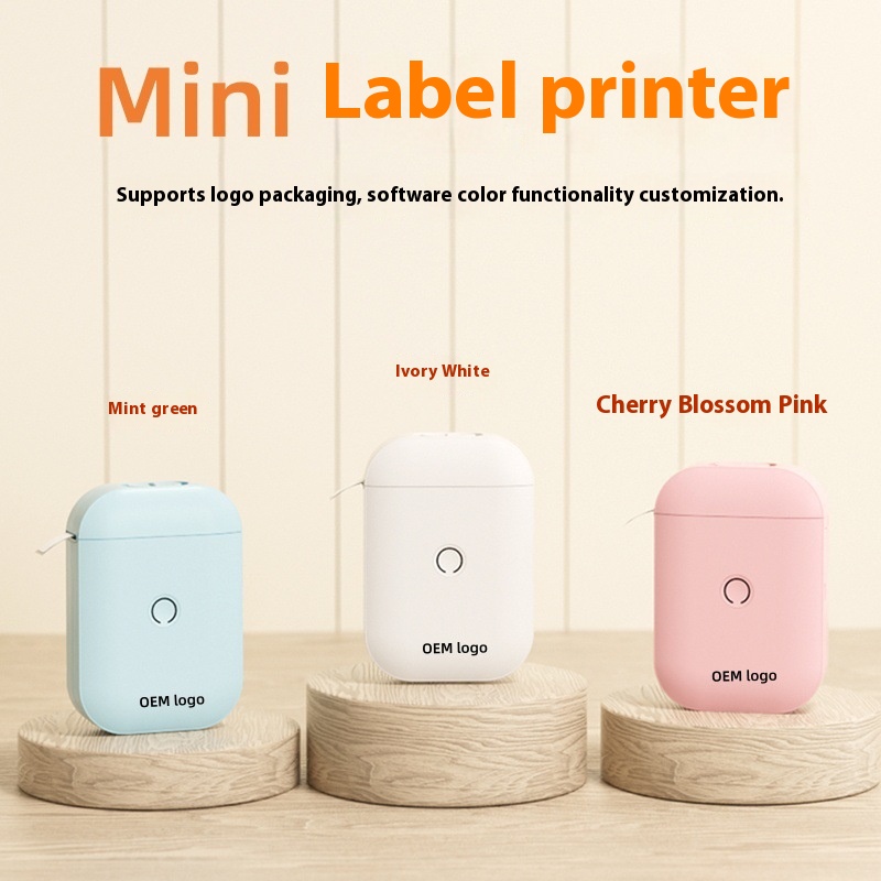 Portable Bluetooth Mini Thermal Label Printer for Home