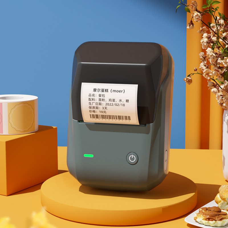 Thermal Sensitive Barcode Clothing Tag Printer Lake Blue