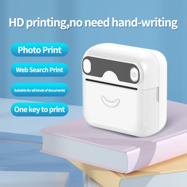 Portable Pocket Thermal Printer for Notes & Photos