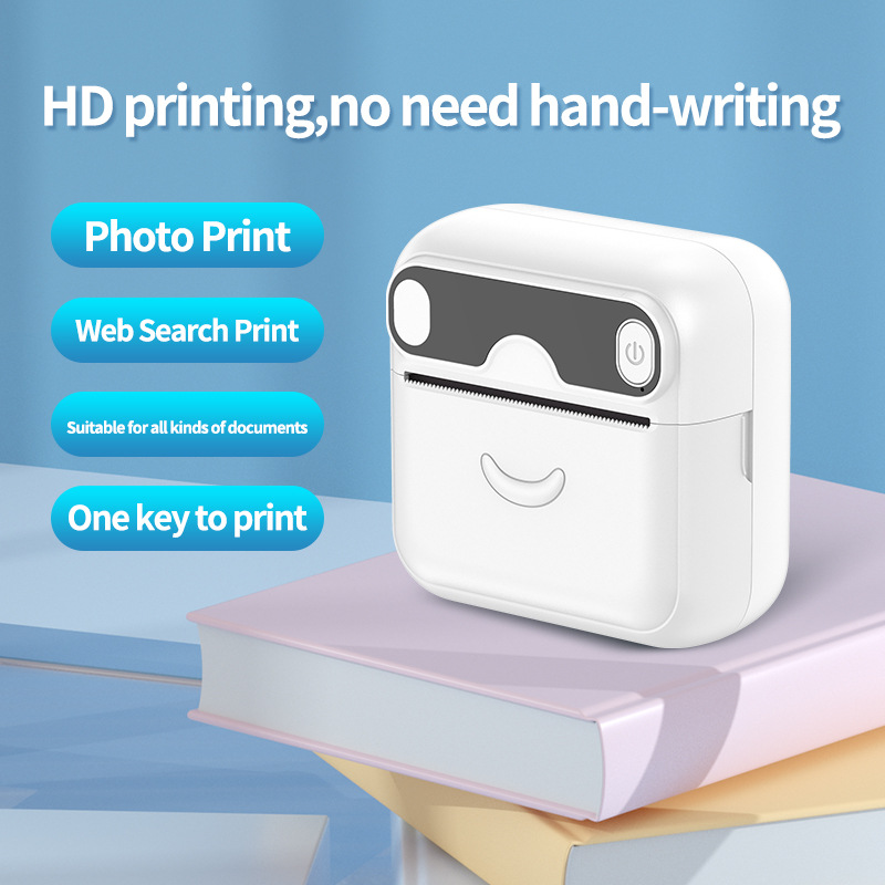Portable Pocket Thermal Printer for Notes & Photos