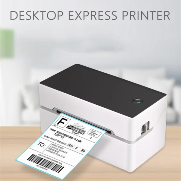 Thermal Label Printer Bluetooth with USB for Barcodes