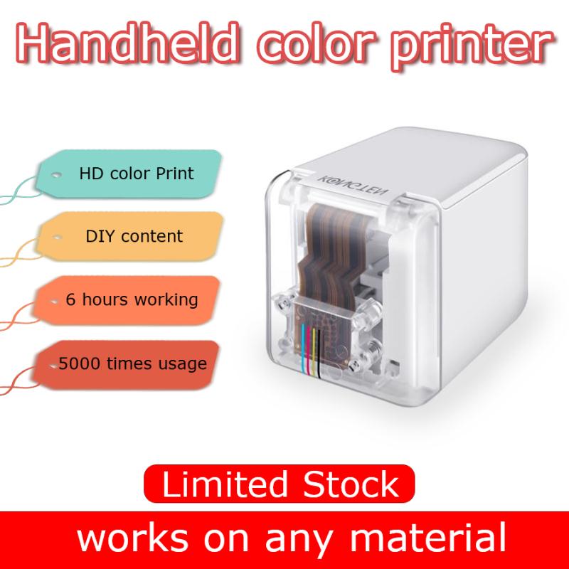 Compact Color Portable Inkjet Printer with USB Interface
