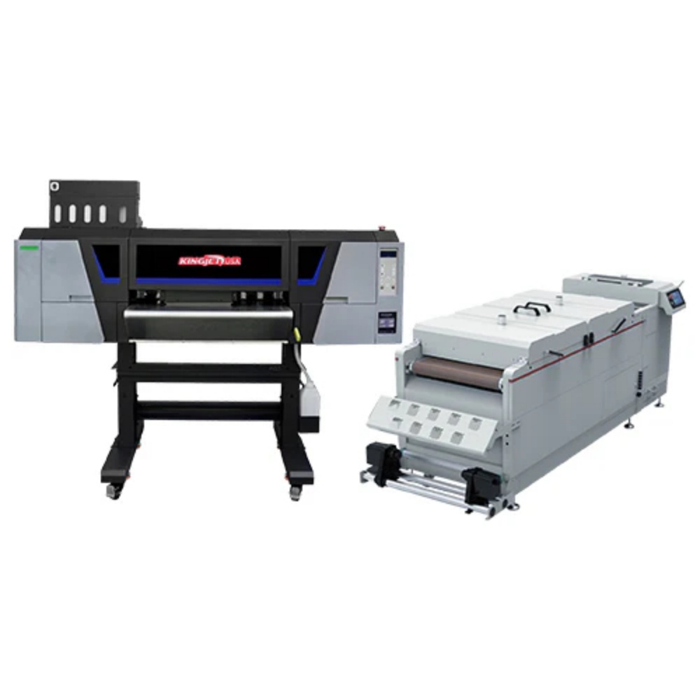 Used KINGJET KJ-605 24in 4-5 Head Industrial DTF Printer