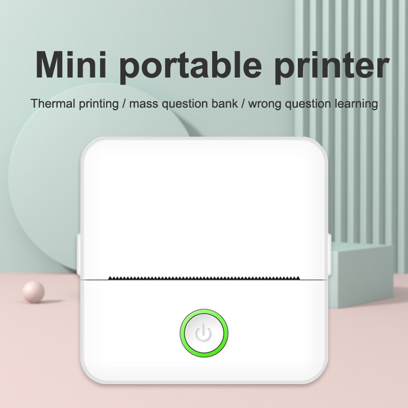 Portable Thermal Printer for Study Notes & Labels
