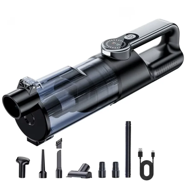 Cordless Handheld Car Vacuum Cleaner with LED Light