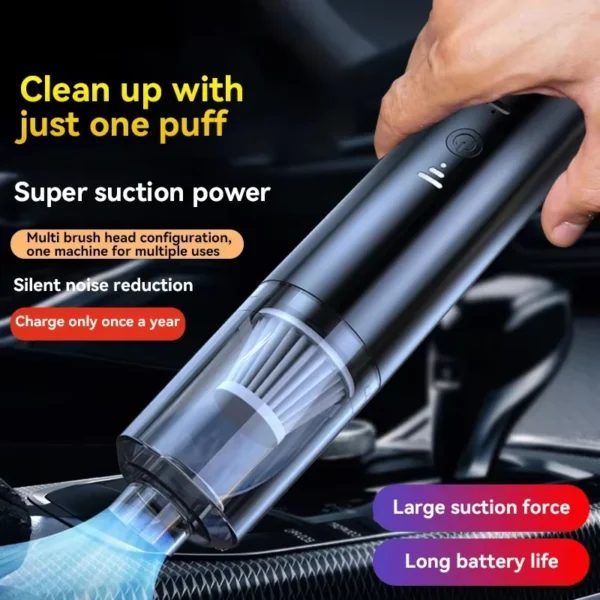 Powerful Mini Handheld Vacuum Cleaner for Car and Home