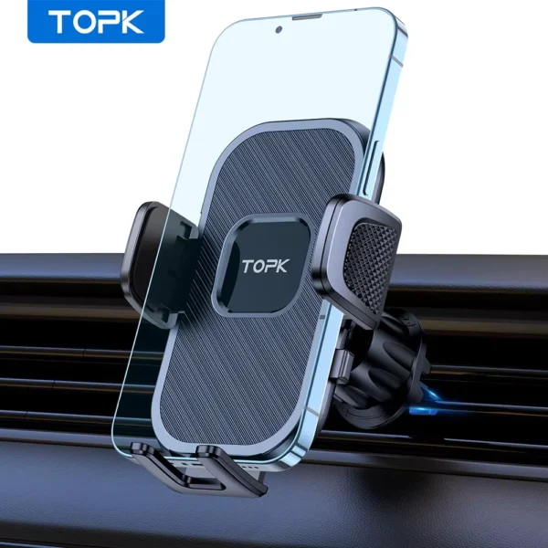 TOPK Car Phone Holder for Air Vent, Dashboard & Windshield