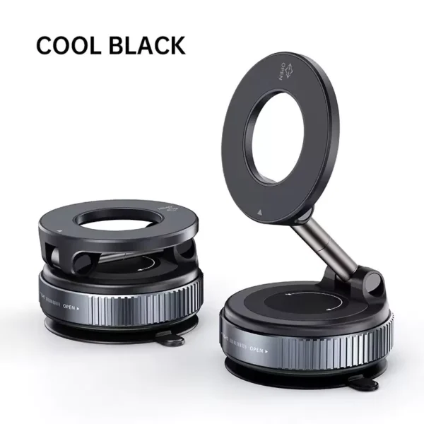Strong Vacuum Magnetic Car Phone Mount with 360° Rotation