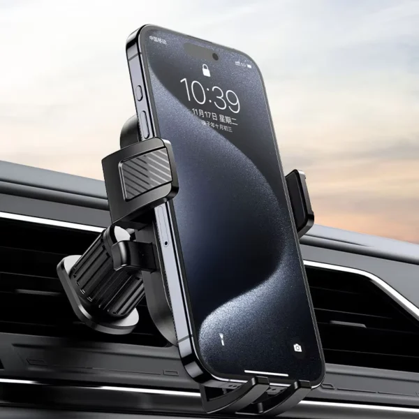 Flexible Car Phone Holder Clip with 360° Rotation