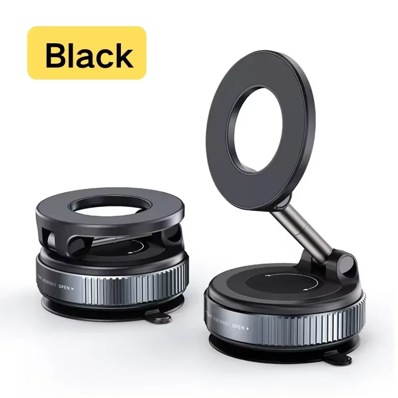 360° Rotatable Magnetic Phone Holder with Strong Vacuum Suction