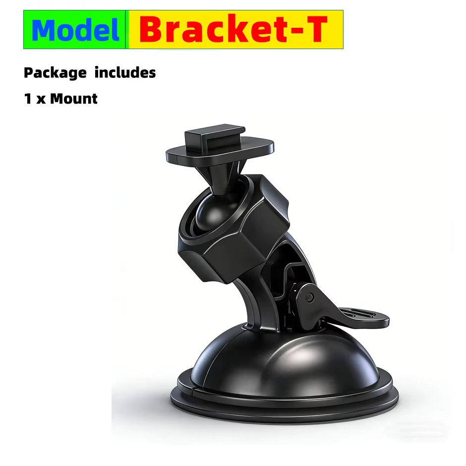 Universal 360° Rotating Suction Cup Mount for Cameras