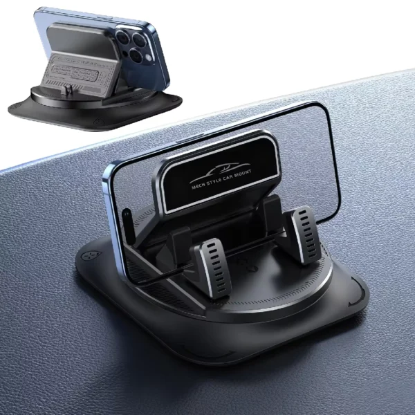 360° Rotatable One-Hand Dash Phone Holder for Car