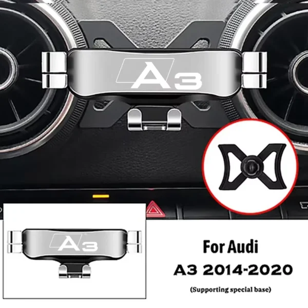 Car Phone Holder for Audi A3 S3 8V Air Vent Mount