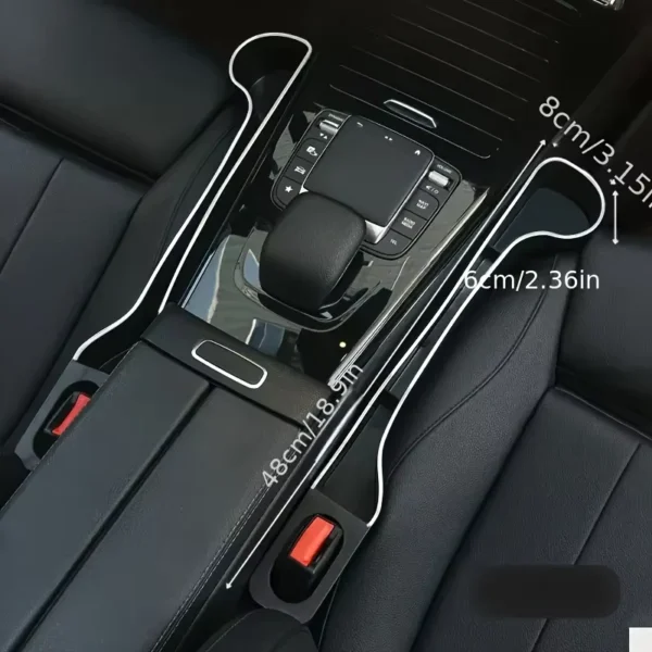 2Pcs Front & Rear Car Seat Cup Holders for Drink Storage