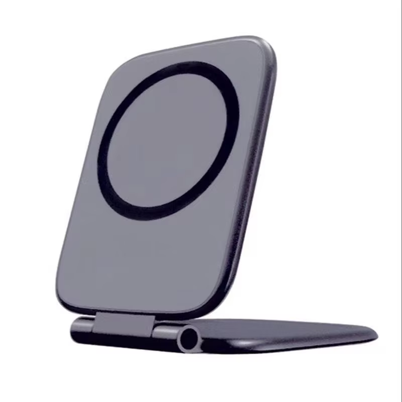 Ultra-Thin Magnetic Car Phone Holder with Foldable Stand