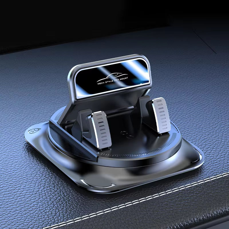 Universal 360-Degree Rotating Car Phone Mount with Anti-Slip Silicone