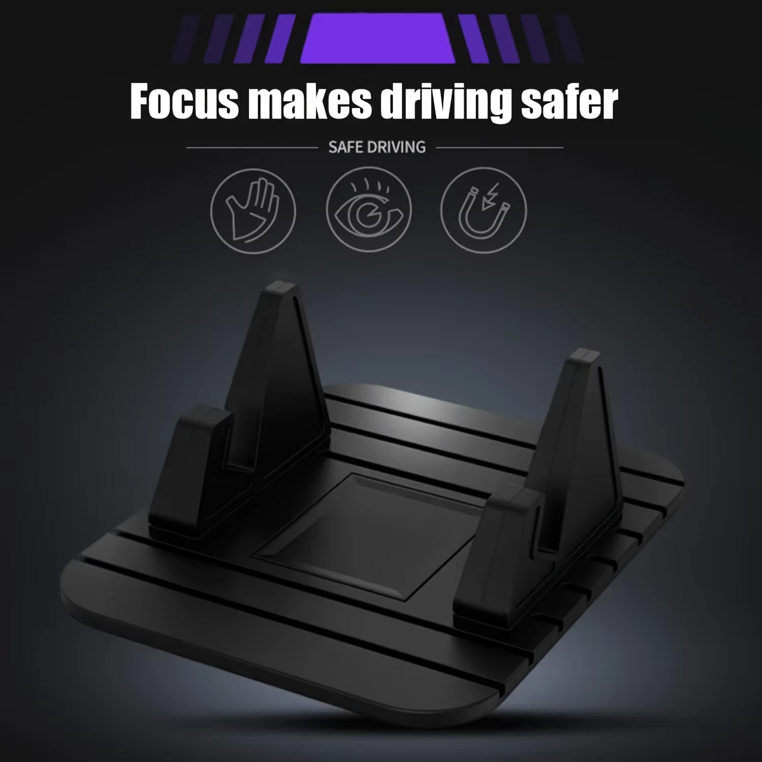 Silicone Universal Car Mobile Phone Holder for Dashboard