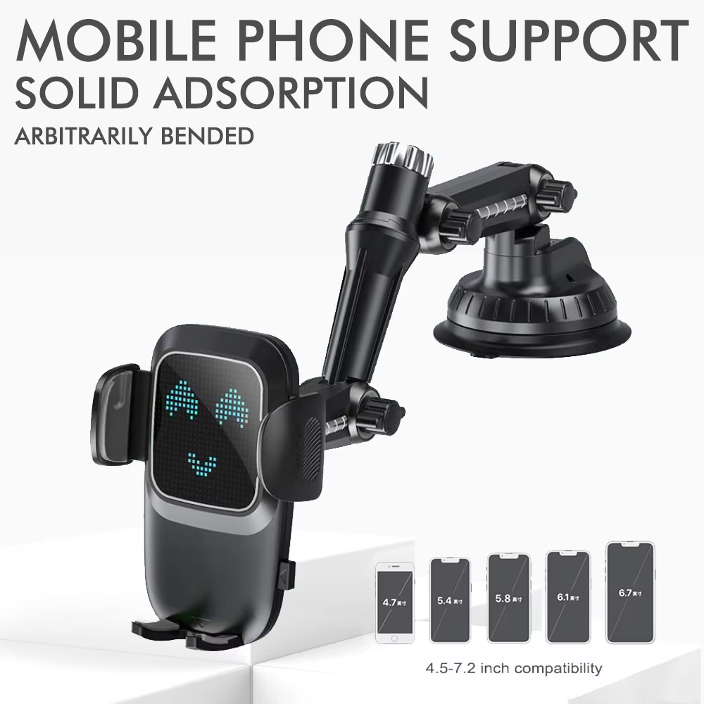 Universal Extended Suction Cup Car Phone Holder for Trucks