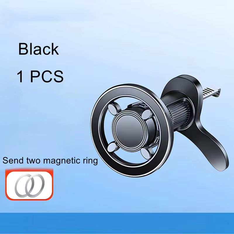 Magnetic Car Phone Holder with 360° Rotation for Air Vent