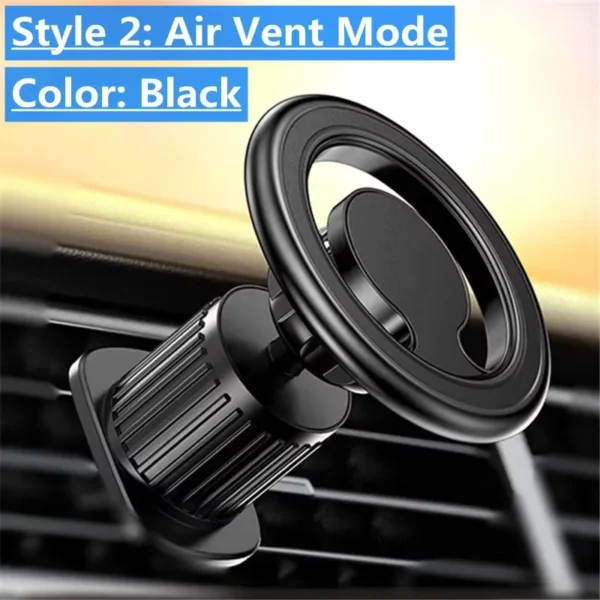 Magnetic Car Phone Holder with MacSafe Support for iPhone 12-14