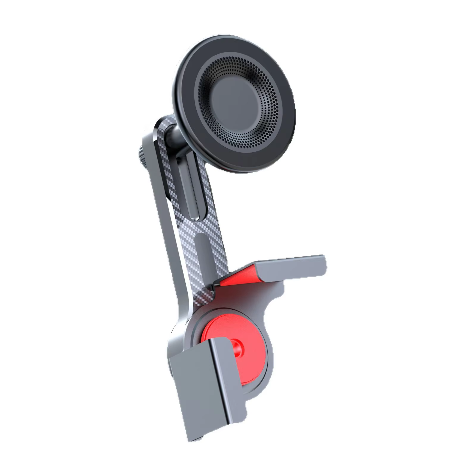 Universal Aluminum Alloy Car Phone Holder with Adjustable Clamp