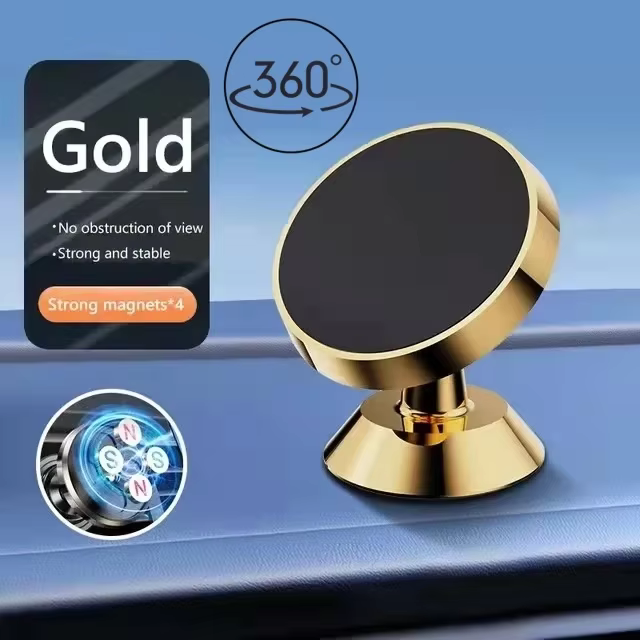 Magnetic Car Phone Holder for 4-6.5 Inch Smartphones