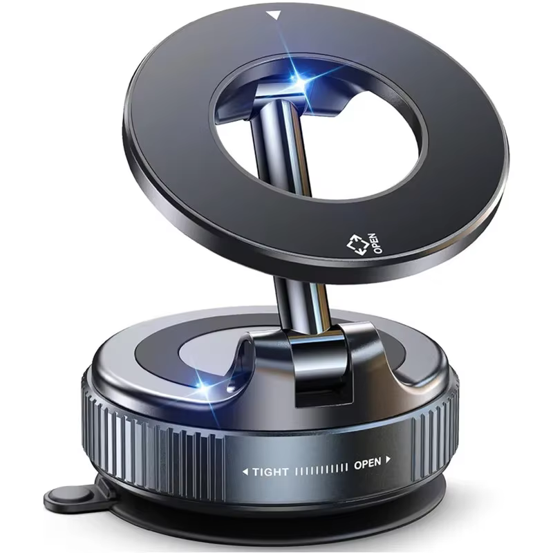 360° Adjustable Vacuum Suction Magnetic Car Phone Holder