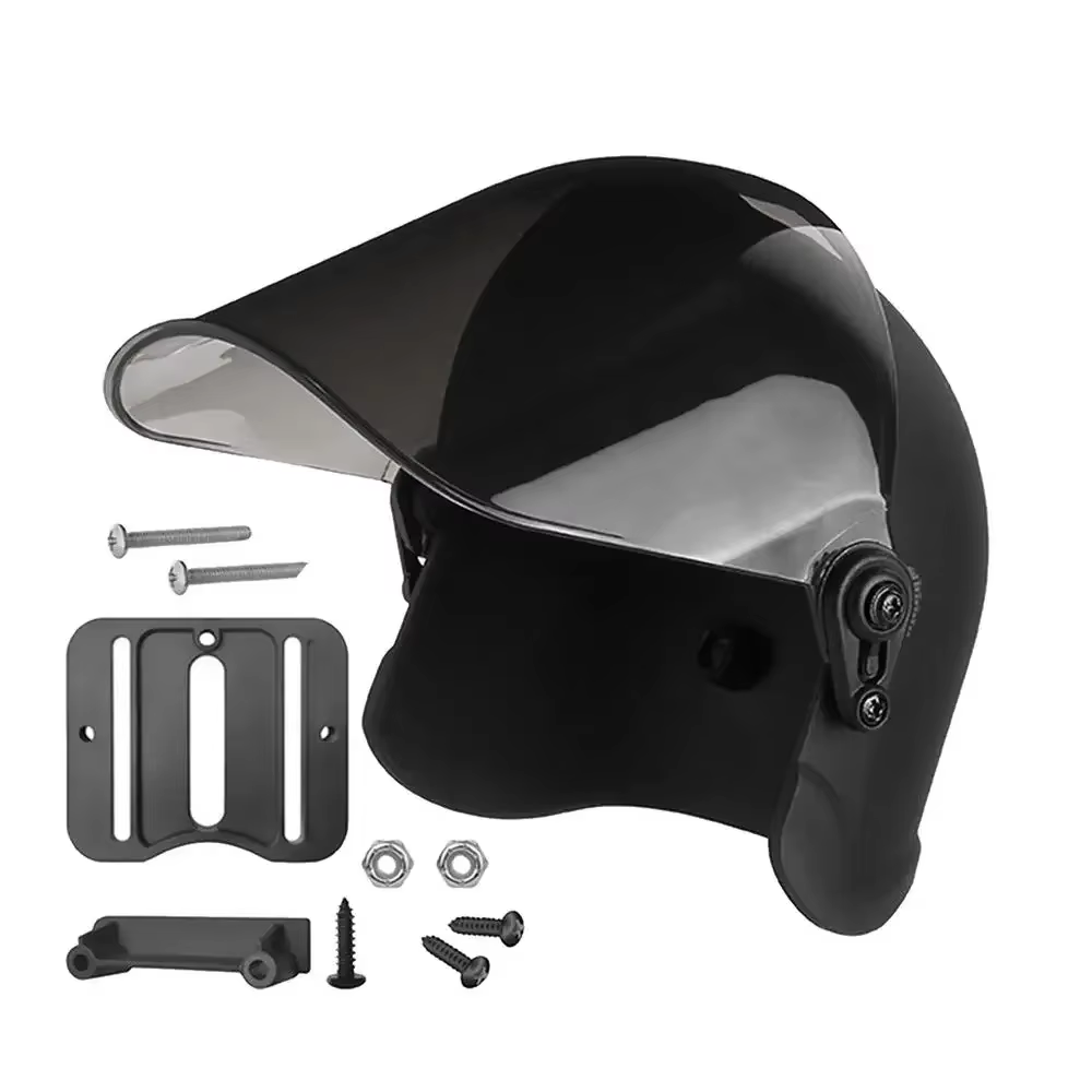 Motorcycle Helmet Phone Holder Sun Shade Rainproof Visor