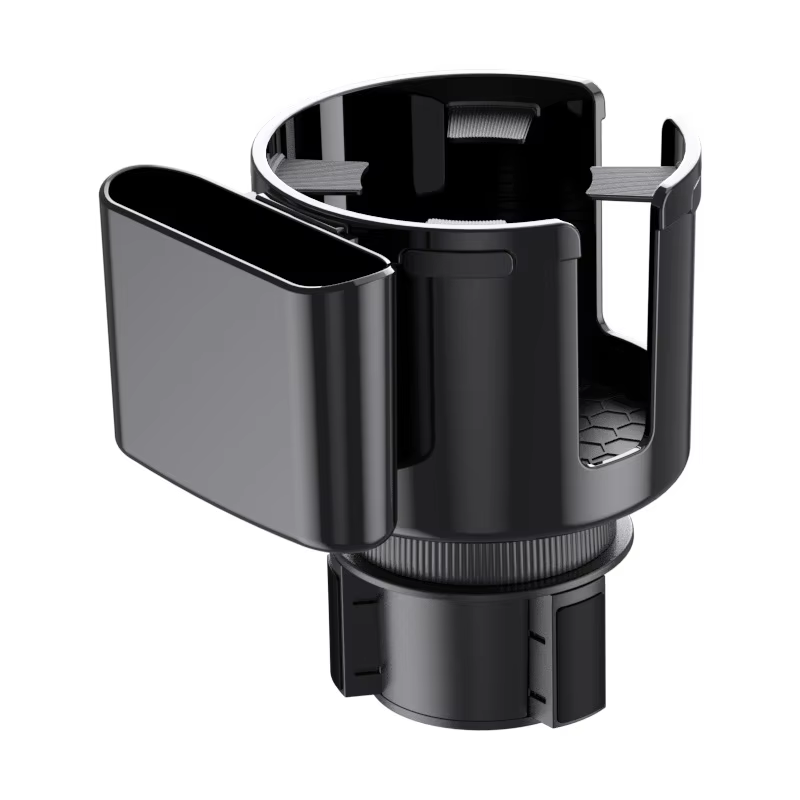2-in-1 Car Cup Holder Expander with Phone Holder