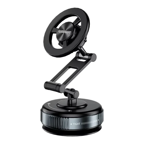 Strong Magnetic 720° Foldable Black Phone Car Mount Holder