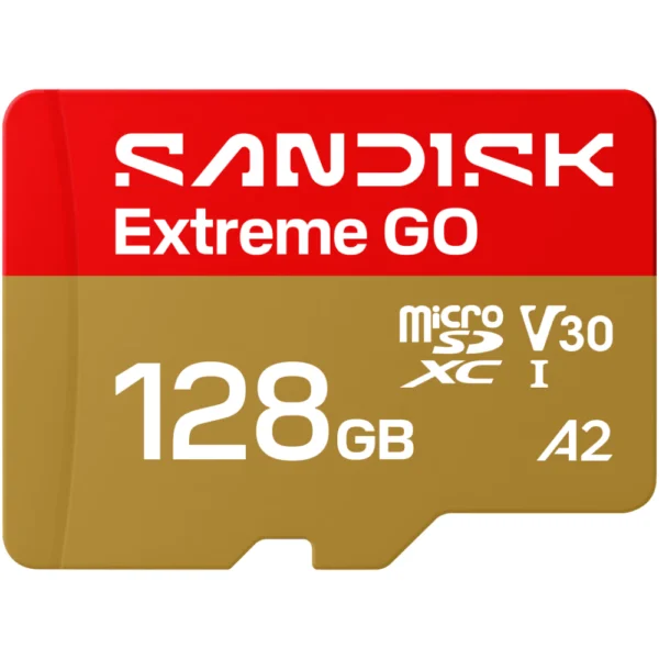 SanDisk Extreme GO 128GB microSDXC High-Speed Memory Card