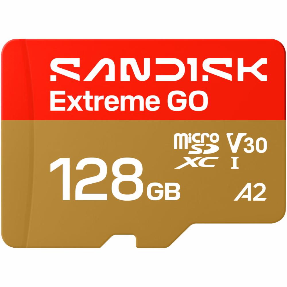 SanDisk Extreme GO 128GB microSDXC High-Speed Memory Card