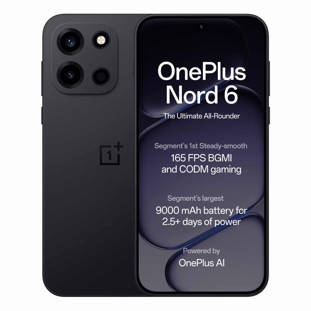 OnePlus Nord 6 5G Smartphone 256GB 8GB RAM Pitch Black
