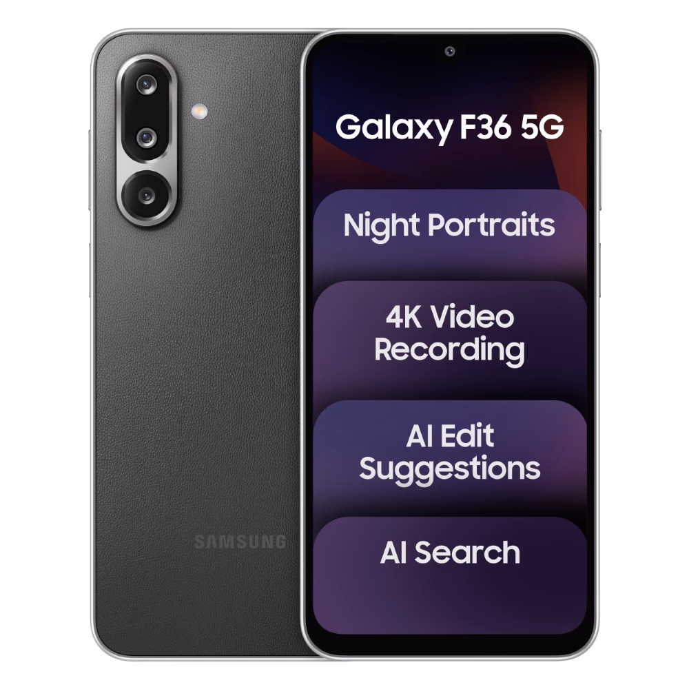 Samsung F36 5G Smartphone 128GB, 6GB RAM Black