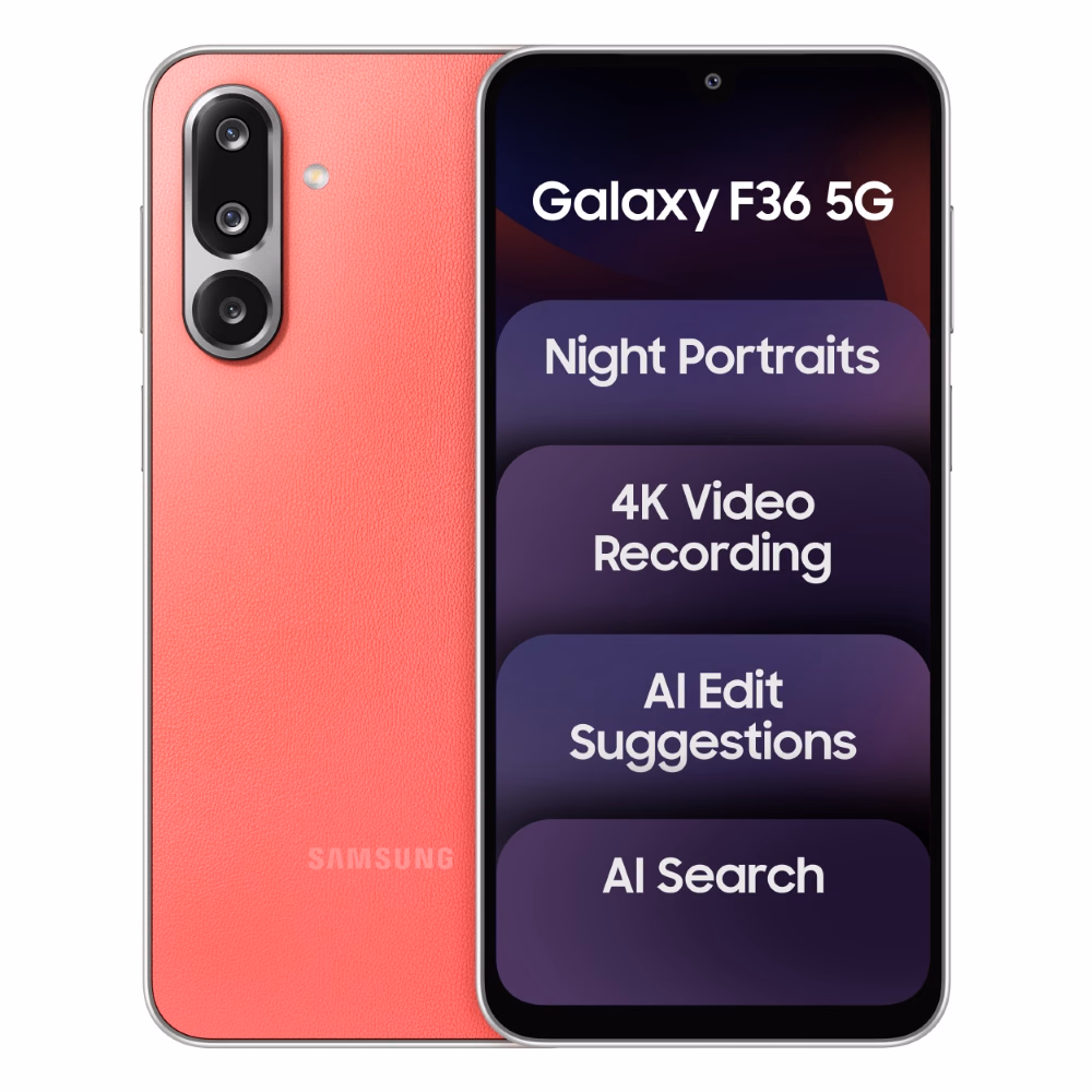 Samsung F36 5G 128GB Red with 8GB RAM Smartphone