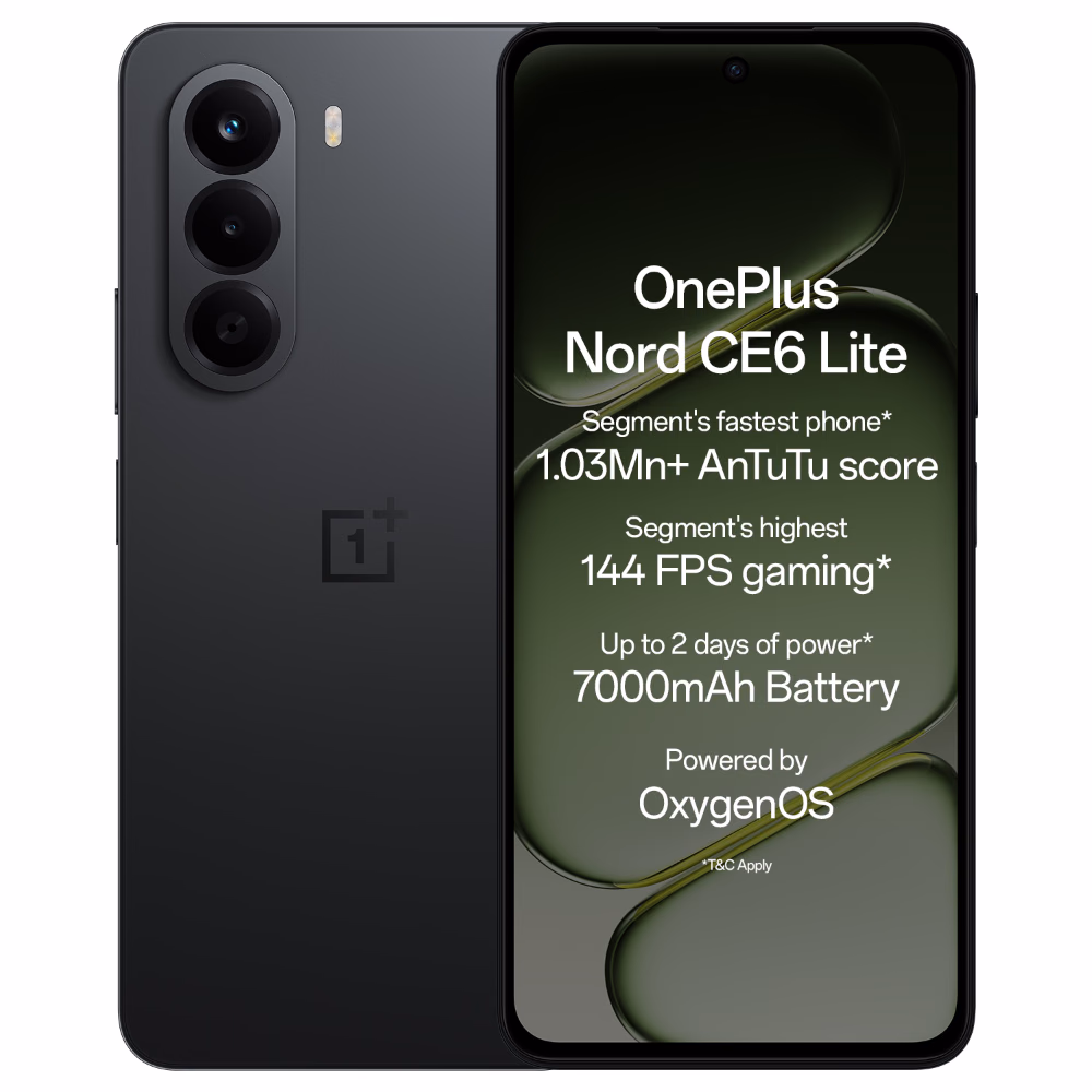 OnePlus Nord CE6 Lite 5G 8GB RAM 128GB Hyper Black