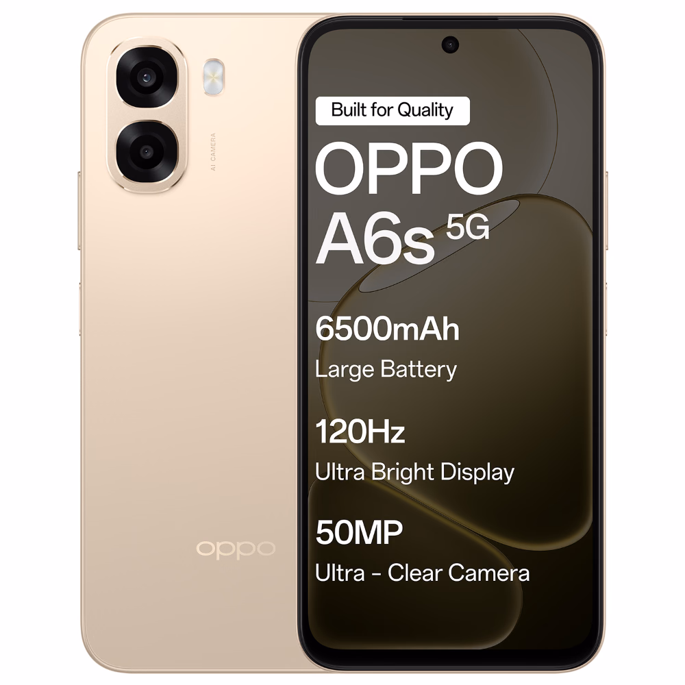 OPPO A6s 5G Aurora Gold 128GB, 4GB RAM Smartphone