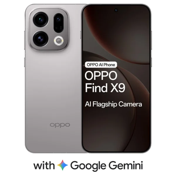 OPPO Find X9 5G 256GB 12GB RAM Titanium Grey Smartphone