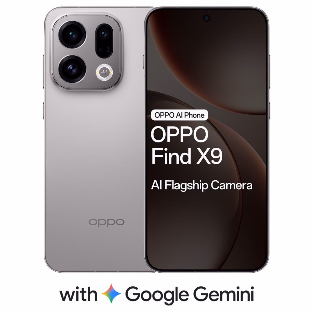 OPPO Find X9 5G 256GB 12GB RAM Titanium Grey Smartphone